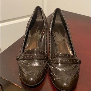 Brown Detailed Heels